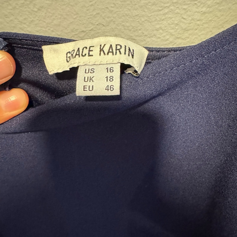 Grace Karin Navy Midi Dress - Picture 5 of 5